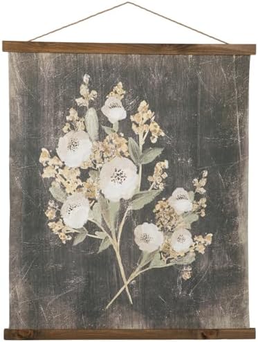 Hobby Lobby Vintage Floral Tapestry Wall Decor, 36.5" H x 34" W x 0.75" D - Image 3