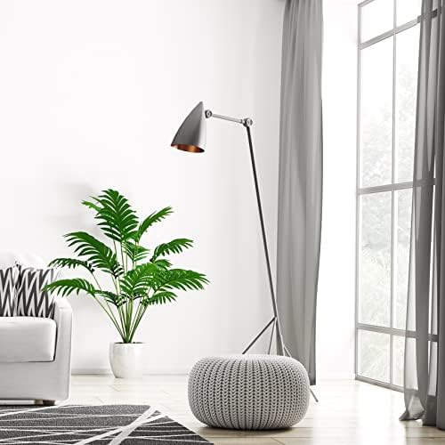 SAJANDAS Set of 2 Artificial Areca Palm Plants in Pots, 31 Inch Fake Tropical Palm Trees with Greenery Leaves and Stems, Faux Dypsis Lutescens Floor Plants for Store, Office, Home Decoration - Image 4