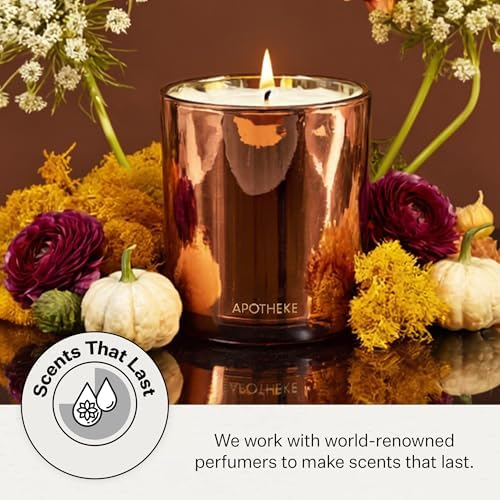 Apotheke Signature Scented Candles for Home, Pumpkin Ginger - 10.5 Oz - Image 4