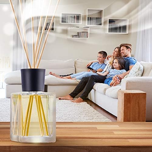 Lemongrass Reed Diffuser w/Natural Essential Lemongrass Oil 17 Fl Oz (500ml) - Intensive - Fresh and Long Lasting Fragrance - Scented Reed Diffuser - Diffuser Gift Set w/Bamboo Sticks - Image 2