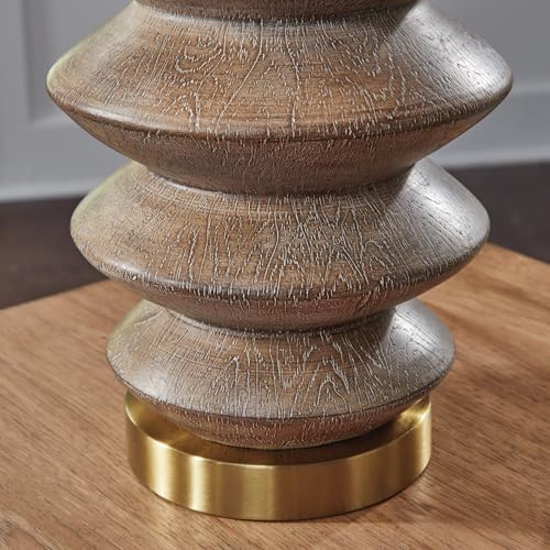 Signature Design by Ashley Jyllyard Table Lamp, 28", Faux Wood, 3-Way - Image 5