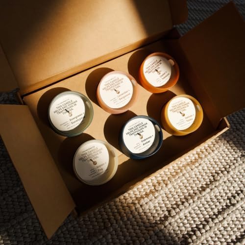 Calyan Wax Co. Dignity Series Scented Candle Gift Set - 6 Soy Wax Candles - Image 3