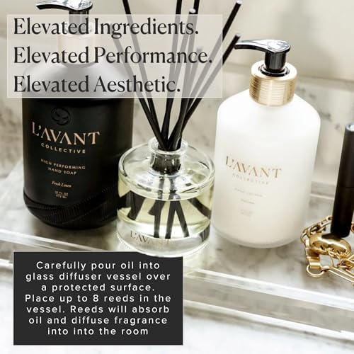 L'AVANT Collective Home Fragrance Reed Diffuser 100ml, Fresh Linen - Image 6