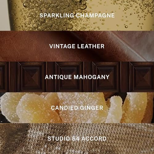 Hotel Lobby Blue Skies Candle – Luxury Hand-Poured 9.75oz Soy Wax with Champagne, Vintage Leather, Mahogany, and Smoke – Infused with Essential Oils, 65-Hour Burn Time, Reusable Vessel, Clean Burn - Image 3