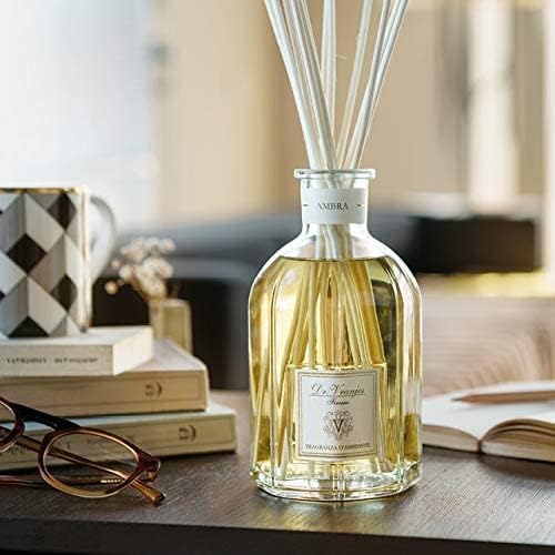 Dr. Vranjes - Ambra 1250 ml Diffuser + Double Pack of White Sticks (3 Pieces Bundle)- Luxury Home Fragrance, Made in Italy, Main Scent: Oriental, Olfactory Pyramid: Amber, Patchouli, Sandalwood - Image 4