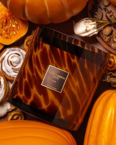 | Huge 10lb Luxury Candle, 150oz, 500 Hours | Warm Pumpkin Spice | Pumpkin, Cinnamon, Buttercream | Natural Coconut-Soy Wax | by Big Ass Luxuries | As Seen On Shark Tank - Image 4