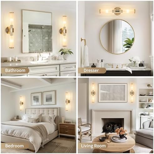 Morauroral Sand Nickel Battery Operated Wall Sconces Set of Two - Image 7