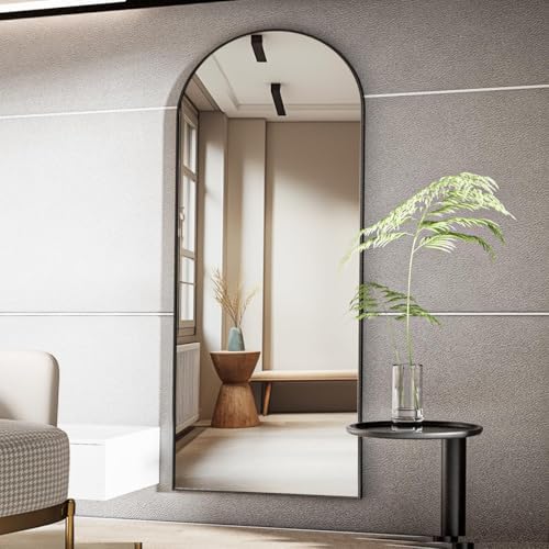 Koonmi 71x26 Arched Full Length Mirror, Floor Mirror with Stand - Image 3