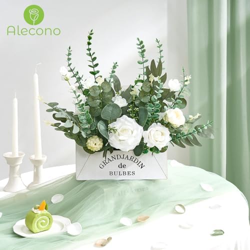 Alecono 75pcs Mixed Eucalyptus Leaves Stems Bulk, 4 Kinds Artificial Greenery Stems Faux Sliver Dollar Fake Greenery for Centerpieces Wedding DIY Bouquets Floral Arrangement Party Decor - Image 4