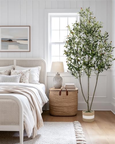 Artificial Olive Tree 7FT with Planter&Cotton Basket - Image 6