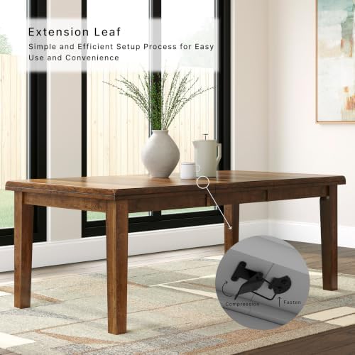 Signature Design by Ashley Ralene Wood Extendable Dining Table, Brown - Image 4