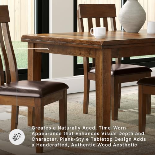 Signature Design by Ashley Ralene Wood Extendable Dining Table, Brown - Image 6
