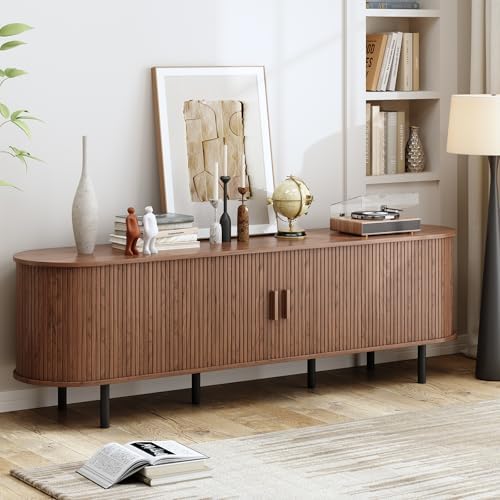 ComfyCorner 70.8" Mid Century Modern TV Stand with Sliding Doors for 65" TV - Image 5