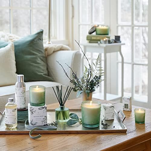 Thymes Scented Candles for Home Decor - Luxury Home Fragrance Gifts for Women & Men - Winter Candles with Crisp Notes of Sage, Eucalyptus, & Cypress Needles - Sage-Green (Highland Frost, 13 oz) - Image 4