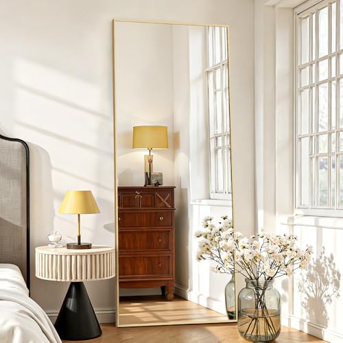 Mirror Full Length 64"x21", Rectangle Full Body Floor Mirrors with Stand - Image 3