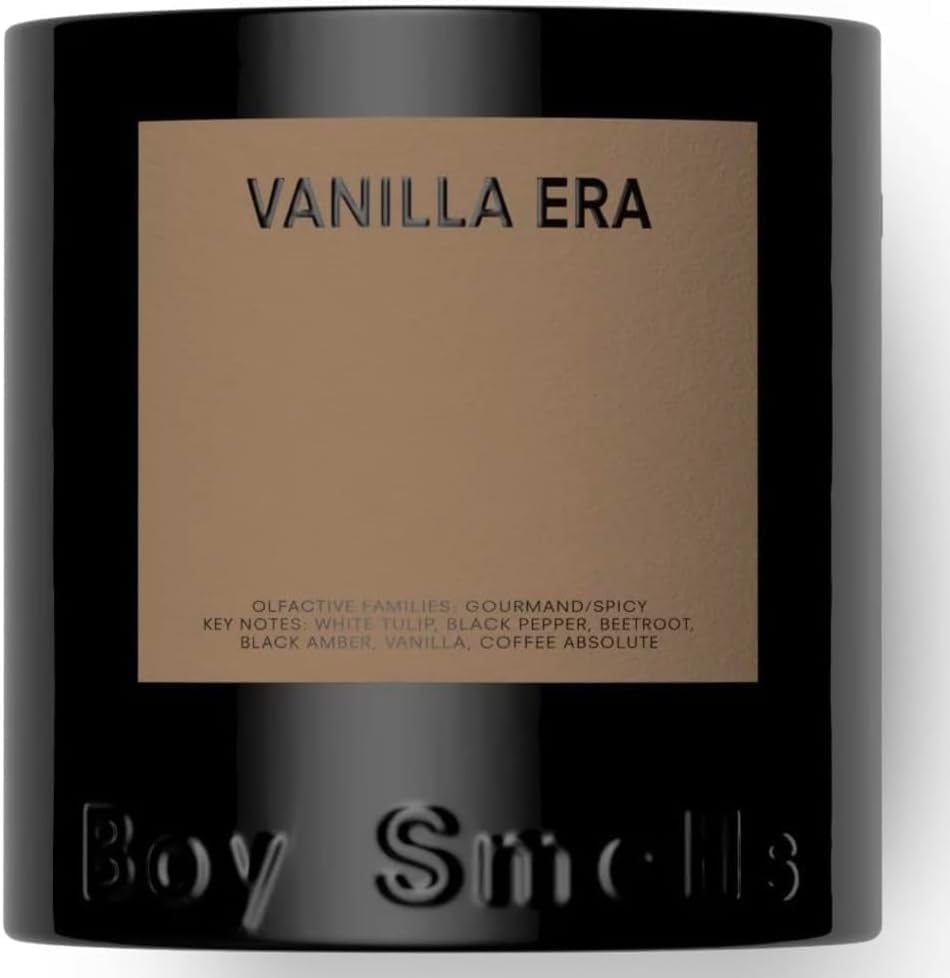 Boy Smells Vanilla Era Candle – White Tulip, Vanilla, and Espresso – Gourmand and Spicy Scented Candle by Unknown