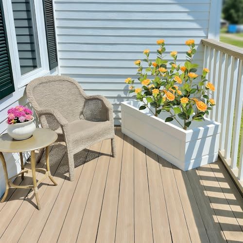 Nafresh 3FT Lush Artificial Orange Camellia Tree Outdoor 2 Pack, 36inch Faux Camellia Plant, Fake Camellia Flowers Tree for Indoor Outdoor Living Room Home Patio Front Door Garden Decor - Image 6