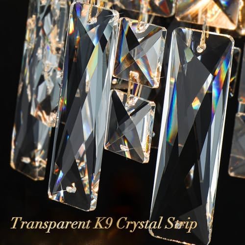 Modern K9 Gold Crystal Pendant Lights Kitchen Island,1 Lighting - Image 3
