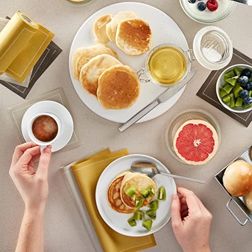 Cotton Cocktail Napkin - 4.5 x 4.5 in - 50 units per roll - Curry - Image 3