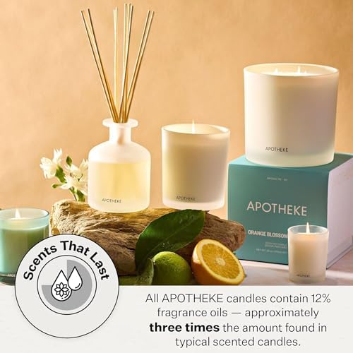 Apotheke Signature Scented Candles, Home, Orange Blossom Neroli - 10.5 Oz - Image 6