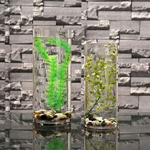 WGV Cylinder Vase, Width 7", Height 16", Clear Wide Large Diameter Flower Glassware, Floral Container, Planter Terrarium for Wedding Party Event, Home Accent Decor, 1 Piece - Image 6
