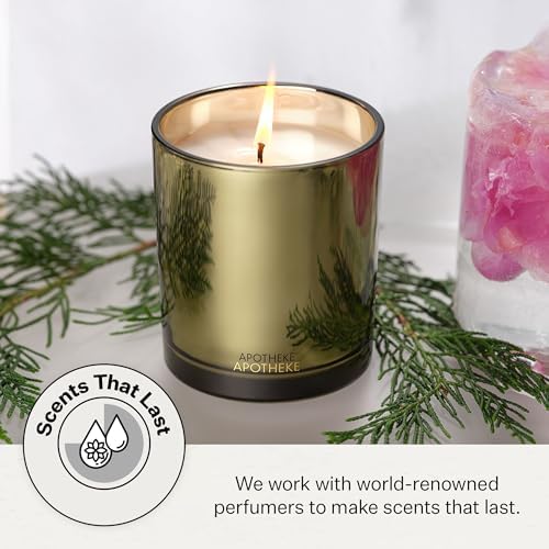 Apotheke Signature Scented Candles for Home, Black Cypress - 10.5 Oz - Image 4