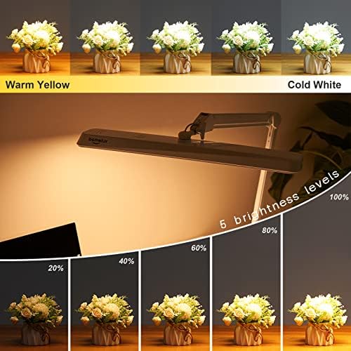 LED Architect Desk Lamp with Clamp, 30W 2500LM, White 30CCT - Image 2