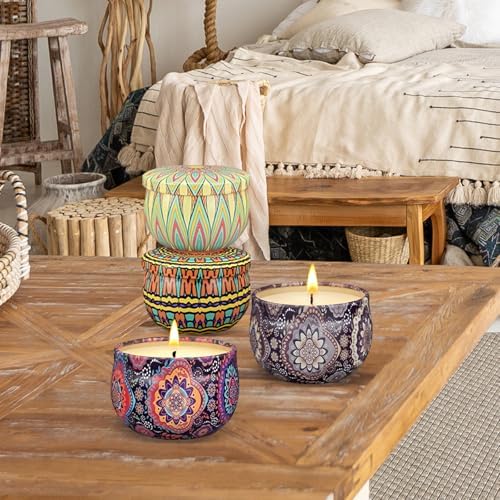 Scented Candles Gift Set, 12 Pack Candles for Home Scented, 300 Hour Long Lasting Soy Candle, Birthday Gifts for Women, Aromatherapy Candle for Stress Relief, Relaxation, Bath, Yoga - Image 4