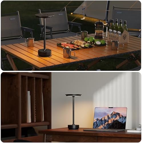 TBBGA 2 Pack Rechargeable Table Lamps Cordless, 5000mAh Outdoor Table Light - Image 6