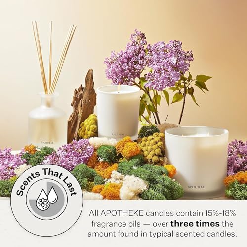 Apotheke Signature Scented Candles for Home, Charcoal - 10.5 Oz - Image 6