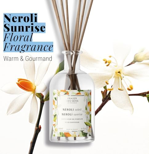 Panier des Sens Orange Blossom Neroli Reed Diffuser, 8.1 fl oz - Image 4