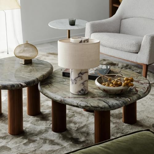 Plug-in Marble Table Lamp, Natural Stone Lamps Luxury Decorative Table Lamp - Image 7