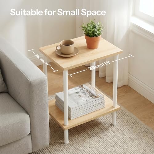 HOOBRO End Tables Set of 2, Small Side Tables, Nightstands for Small Spaces - Image 6