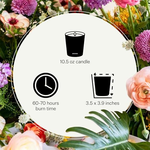 Apotheke Signature Scented Candles for Home, Black Iris Oak - 10.5 Oz - Image 4