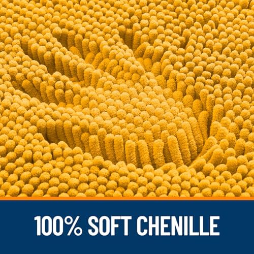 OLANLY Bathroom Runner Rugs 40x24, Extra Soft Absorbent Chenille Bath Rugs - Image 3