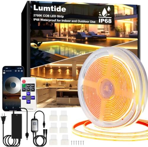 100FT COB Led Outdoor Strip Lights Waterproof IP68 by Unknown