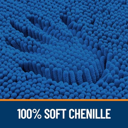 OLANLY Bathroom Rugs 34x21, Extra Soft Absorbent Chenille Bath Rugs - Image 3