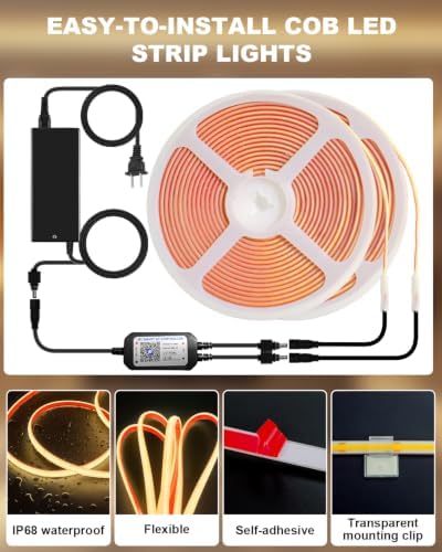 100FT COB Led Outdoor Strip Lights Waterproof IP68 - Image 6