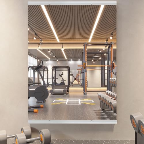 pertetey 56 x 30 in Home Gym Mirror, Frameless, 1-Pack by PERTETEY