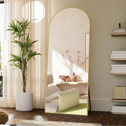 Koonmi 65x24 Arched Full Length Mirror, Floor Mirror with Stand by KOONMI