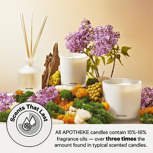Apotheke Signature Scented Candles for Home, Wild Mint & Ivy - 10.5 Oz - Image 4