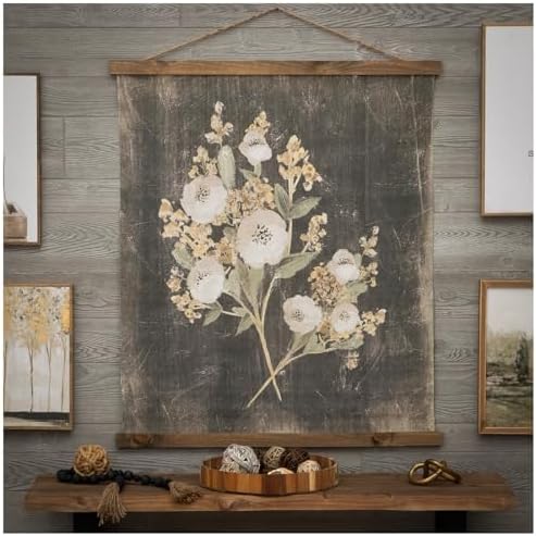 Hobby Lobby Vintage Floral Tapestry Wall Decor, 36.5" H x 34" W x 0.75" D by HobbyLobby