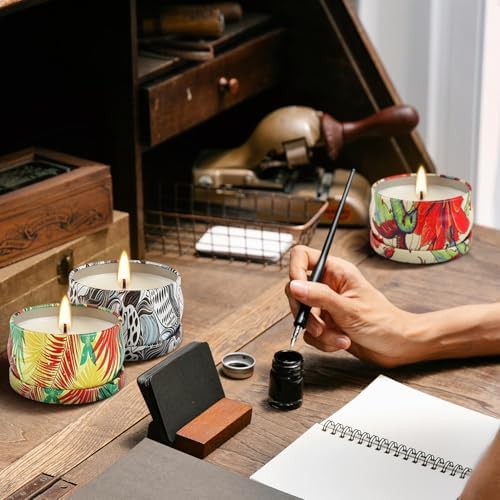 YOROXRG 24Pack Scented Candles, Soy Wax Travel Tin Jar Candles, Aromatherapy Candles for Home 2.5 OZ for Mom for Christmas, Birthday, Thanksgiving, Mother's Day, Valentine's Day - Image 3