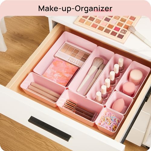 Vtopmart 25 Pack Plastic Drawer Organizers with Non-slip Rubber Pads - Image 4