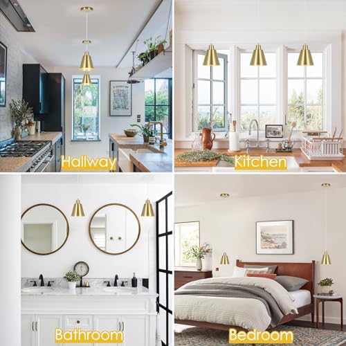 Black Pendant Light Kitchen Island, Hanging Kitchen Lights, 3-Pack - Image 6
