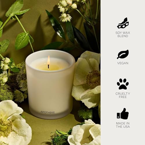Apotheke Signature Scented Candles for Home, Verdant Garden - 10.5 Oz - Image 6