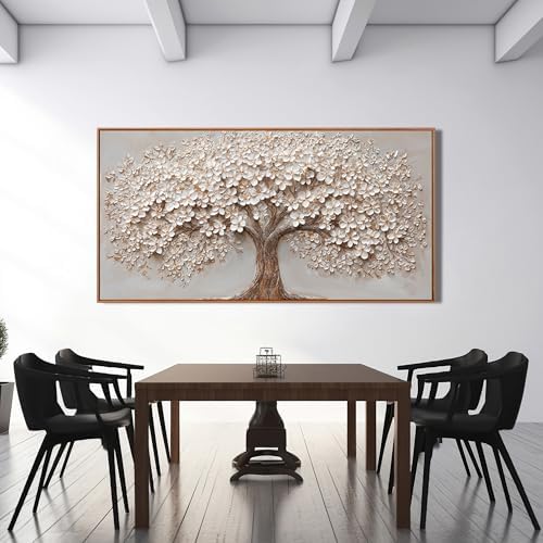Canvas Wall Art Decor Prints Oversized Wall Art Pictures for Living Room Modern Large Tree of Life Wall Art Prints Framed Artwork for Walls Bedroom Office Decor 29" X 58"Printed Decorative Painting - Image 5