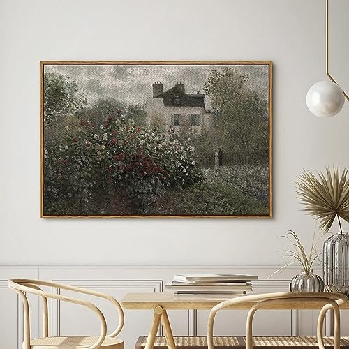InSimSea Framed Canvas Wall Art Vintage Decor, Farmhouse Room Aesthetic, Living Room Wall Art, Cottagecore Bedroom Kitchen Bathroom Decor, 24"x36" - Image 3