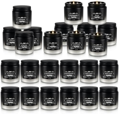 YOROXRG 24 Pack Scented Candles with Added Natural Essential Oils, 3.5oz, Suitable for Various Festivals, Parties, Yoga, and Home Scened - Image 4