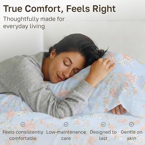 California Design Den Soft 100% Cotton Sateen King Bed Sheets, 4 Pcs Set - Image 6